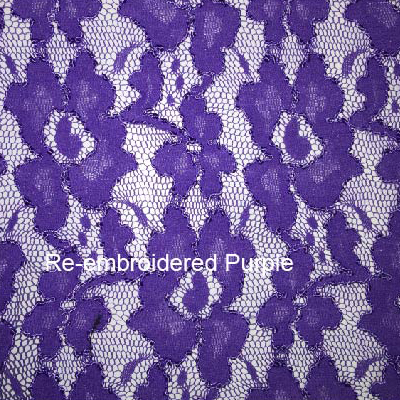 Re-embroidered Purple