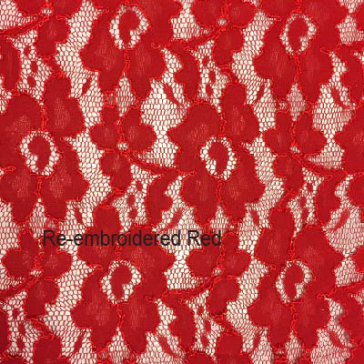 Re-embroidered Red