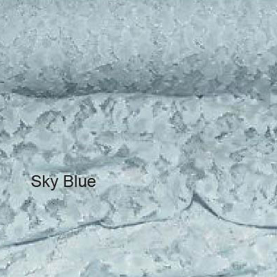 Re-embroidered Sky Blue