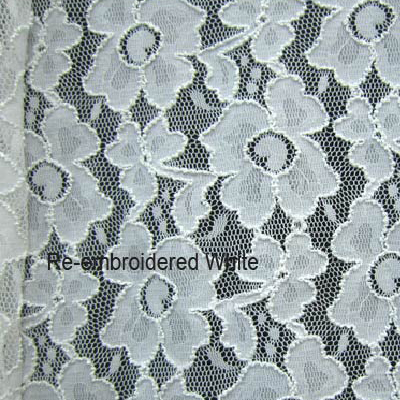 Re-embroidered White