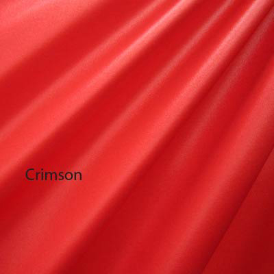 Crimson Red Tricot/Satin