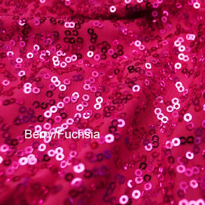 Berry/Fuchsia Zsa Zsa w/ Black Mesh