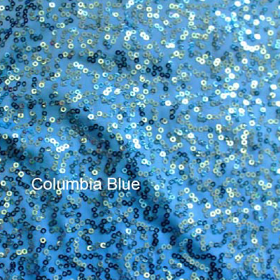 Columbia Blue Zsa Zsa w/ Black Mesh