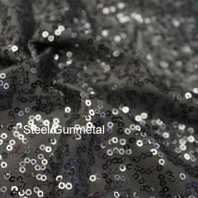 Steel/Gunmetal Zsa-Zsa and Charcoal Tricot